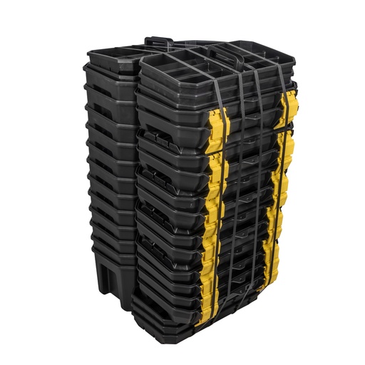 [CPS19T1] Juego de cajas portaherramientas plásticas, 15 piezas Surtek