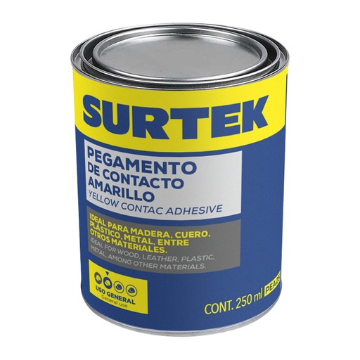 [PEA25] Pegamento de contacto amarillo 250 ml Surtek