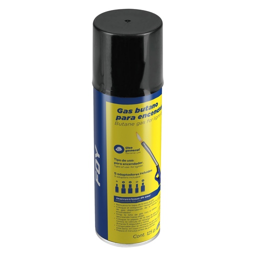 [GASEF] Lata de gas butano para encendedor 125 g Foy