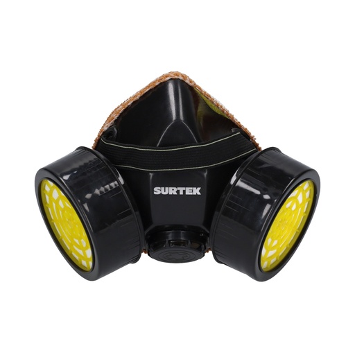 [RESM2] Mascarilla respirador media cara 2 filtros Surtek