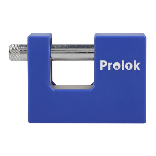 [63CA] Candado de acero con cubierta plástica de PVC 80 mm, llave estándar Prolok