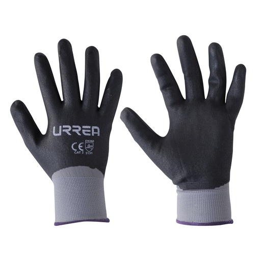 [USGEM] Guantes de nailon con recubrimiento de nitrilo espumoso M Urrea
