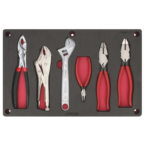 [CH281P] Juego combinado de herramienta 6 piezas, CH281P-C Urrea