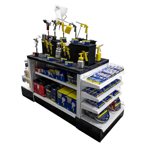 [GONEUC] Góndola con herramientas neumáticas y accesorios, 360 piezas Surtek
