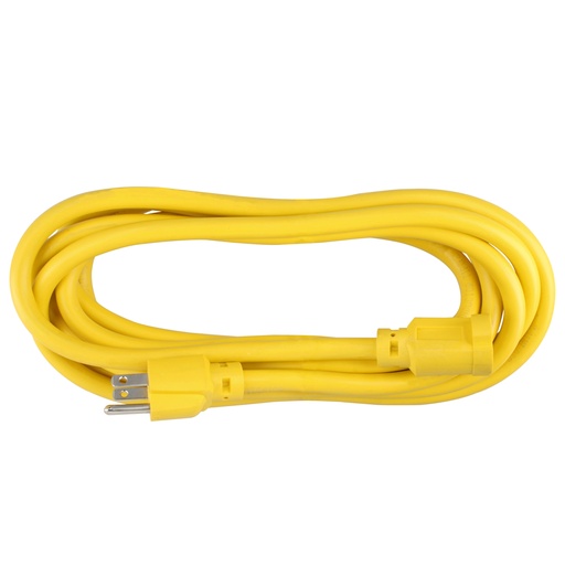 [EEX20] Extensión eléctrica uso extra rudo aterrizada color amarillo, 20 m Surtek