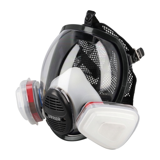 [USR13] Mascarilla respirador cara completa 2 filtros Urrea