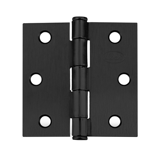 [LBC30B] Bisagra cuadrada perno suelto de acero negro 3" x 3" Lock
