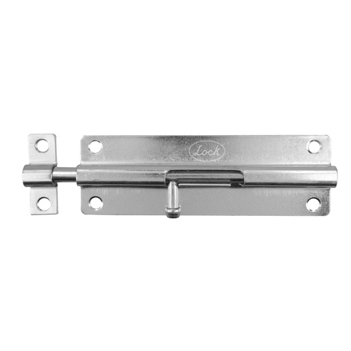[PABS6] Pasador de sobreponer tipo barril acabado níquel satinado, 6 cm Lock