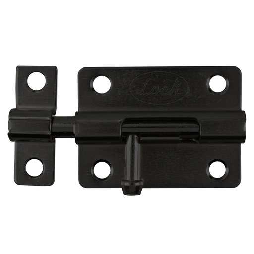 [PABN8] Pasador de sobreponer tipo barril acabado latón negro, 8 cm Lock