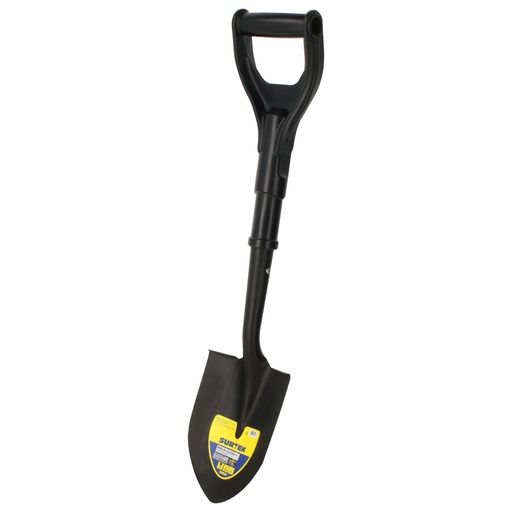 [PALCRP] Pala cajuelera con mango de plástico con puño plástico "D", redonda. Surtek