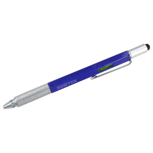 [PLMS6] Pluma de tinta negra multifunción 6 en 1 Surtek