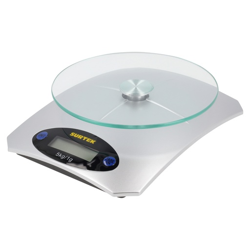 [BADCP] Báscula digital para cocina con plato 5 kg Surtek