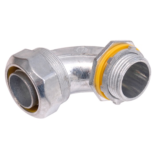 [CLT12C] Conector curvo para tubo liquid tight 1/2" Surtek