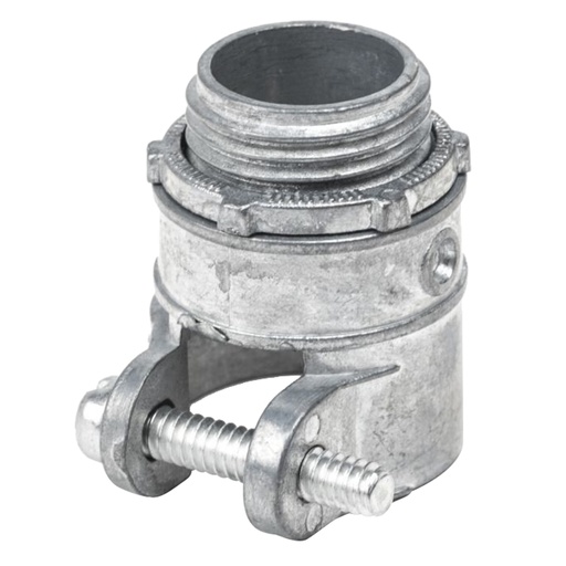 [CTF34R] Conector recto metálico para tubo flexible 3/4" Surtek