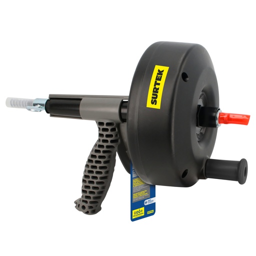[DMTP4] Destapacaños manual tipo pistola para taladro 4.5 m Surtek