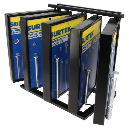 [EXMUE] Exhibidor de mostrador para muestrarios 34 x 33 x 26 cm Surtek