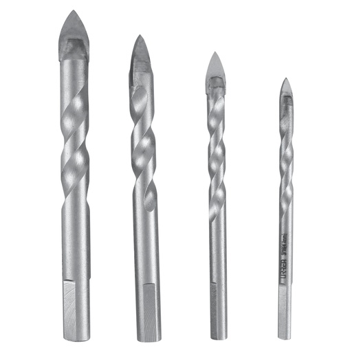 [JBVU4] Juego de brocas para vidrios y azulejos, 4 piezas Urrea