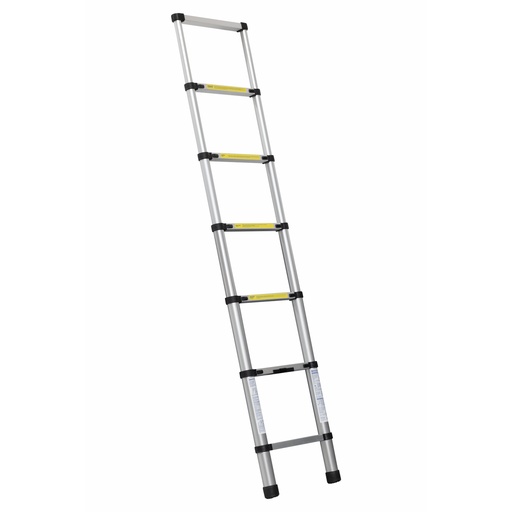 [ETE7] Escalera telescopica de aluminio con 7 peldaños Surtek