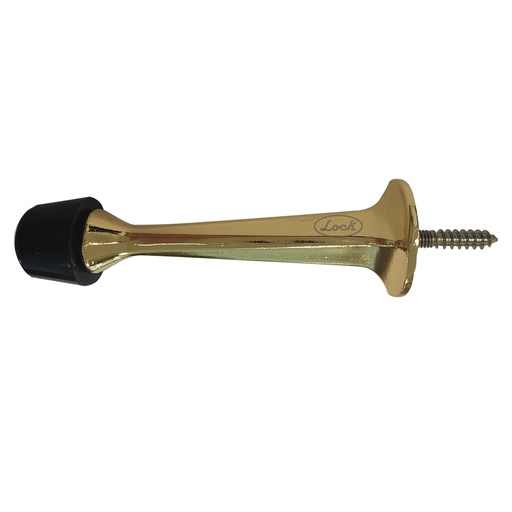 [TOPRL] Tope recto para puerta latón brillante Lock