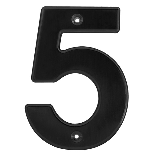 [L65N] Número 5 bold 4" negro Lock