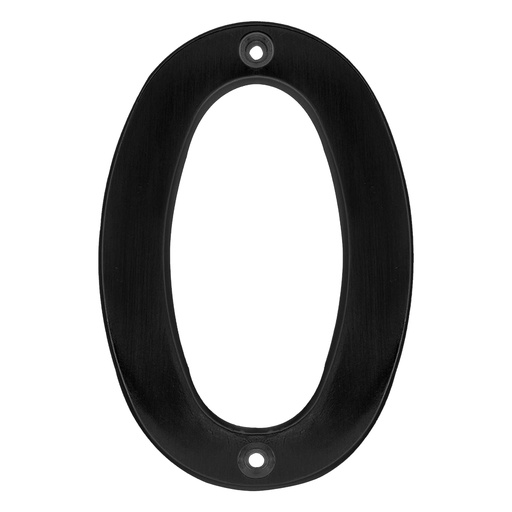 [L680N] Número 0 slim 4" negro Lock