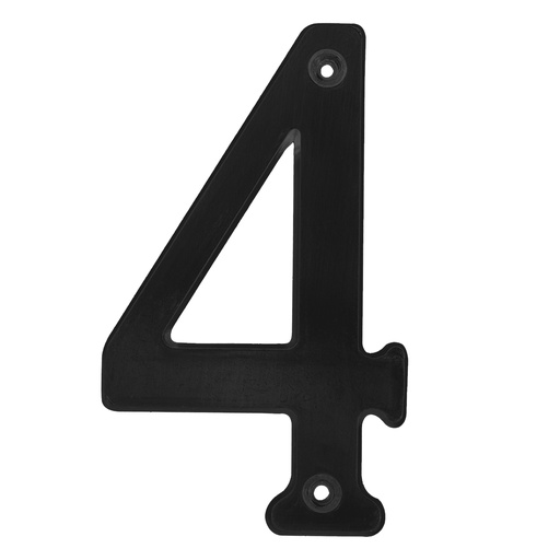 [L684N] Número 4 slim 4" negro Lock