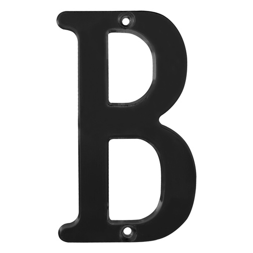 [L71BN] Letra B slim 4" negro Lock