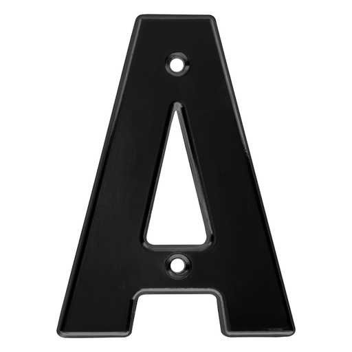 [L7AN] Letra A bold 4" negro Lock