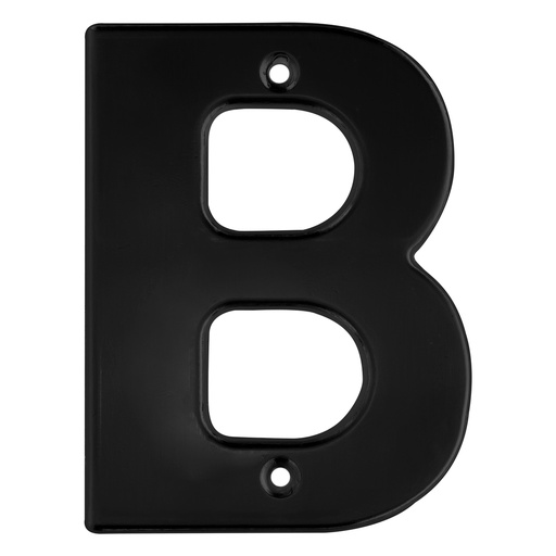 [L7BN] Letra B bold 4" negro Lock