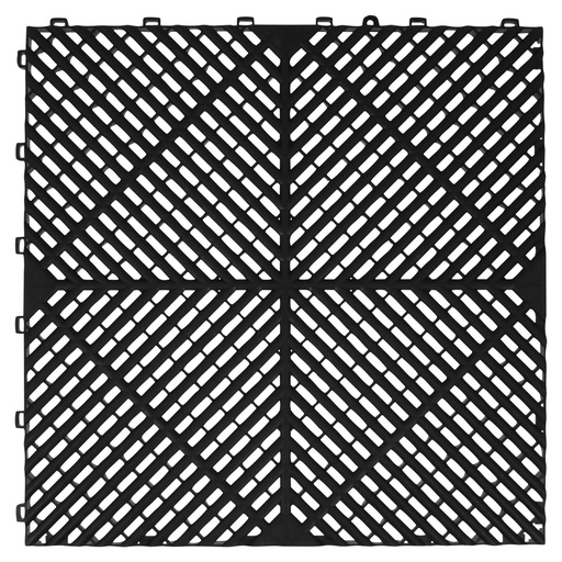 [BPIM] Baldosa central para piso modular 40 X 40 cm, 25 piezas Surtek