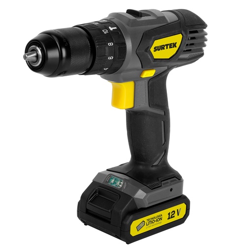 [RI612] Rotomartillo de imp 3/8" a batería Litio-ion 12 V 28 Nm Surtek