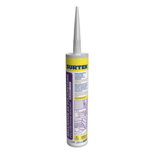 [SPB28] Sellador de poliuretano blanco 280 ml Surtek