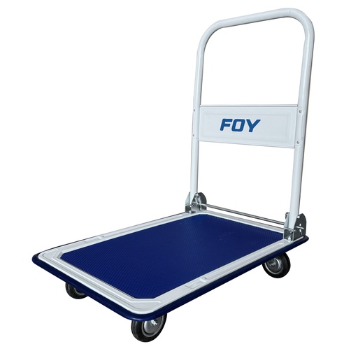 [CPLF15] Carro plataforma con maneral retráctil 72.5 cm x 47.5 cm, 4", 150 kg Foy