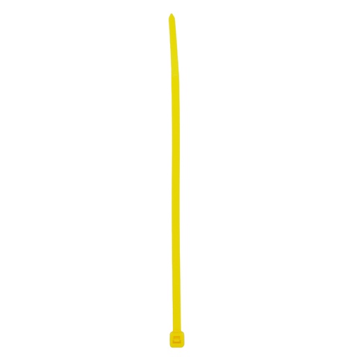 [114256] Cinchos plásticos 300 x 4.6 mm, tensión 22 kg de 50 piezas, color amarillo Surtek