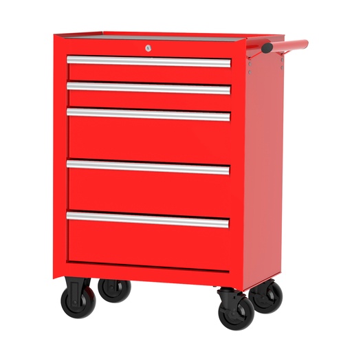 [P27M5] Gabinete móvil 8 gavetas color rojo serie P 27" Urrea