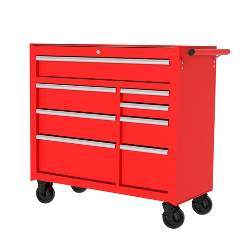 [P41M8] Gabinete móvil 11 gavetas color rojo serie P 41" Urrea