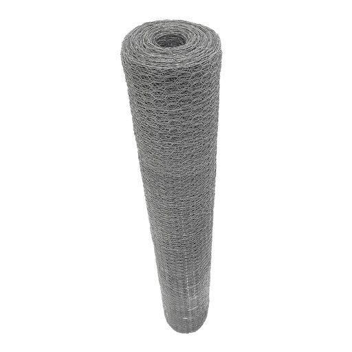 [M22517] Malla hexagonal galvanizada calibre 22, abertura 25 mm, 1.75 x 45 m Surtek