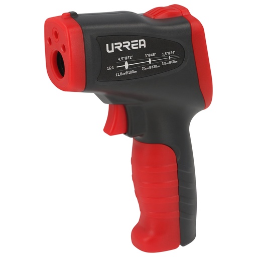 [UD105] Termómetro infrarrojo con pantalla LCD -50°C a 1050°C Urrea