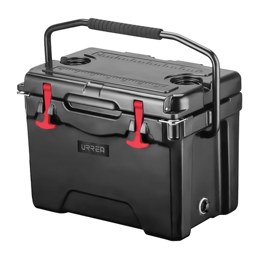 [HIEX20] Hielera negra portatil 20lt 55 cm x 40 cm x 34.5 cm Urrea