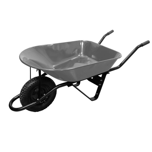 [CFG454] Carretilla con bastidor metálico 4.5 Ft3 llanta neumática reforzada de 4 capas Foy