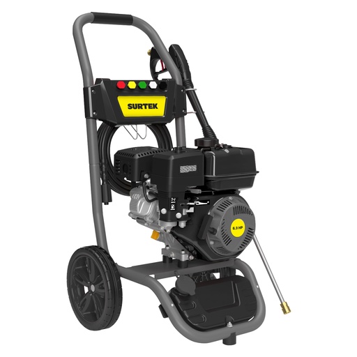 [HG763] Hidrolavadora a gasolina 6.3 HP 3400 PSI, 9.8 Lt por minuto Surtek