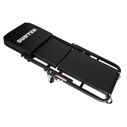 [CBM36] Cama-banco para mecánico ajustable acolchonada color negro, 36" Surtek
