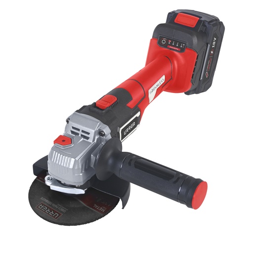 [EI1018A] Esmeriladora angular  4-1/2" - 5" Litio-ion 18 V 4 Ah Urrea