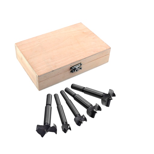 [JBMF5] Juego de brocas para madera de acero forstner zanco de 7/16", 5 piezas Surtek